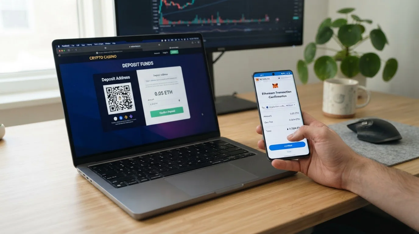 Ethereum vklad výběr proces MetaMask