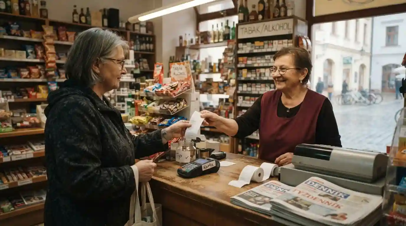 Nákup poukazu paysafecard za hotovost na prodejním místě v Česku