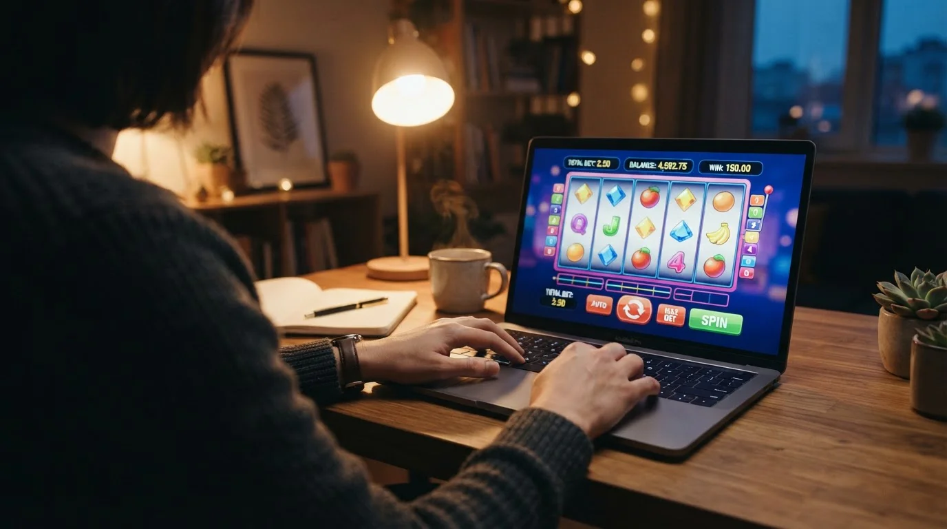 Herní automaty v online casinu — zobrazení herního času