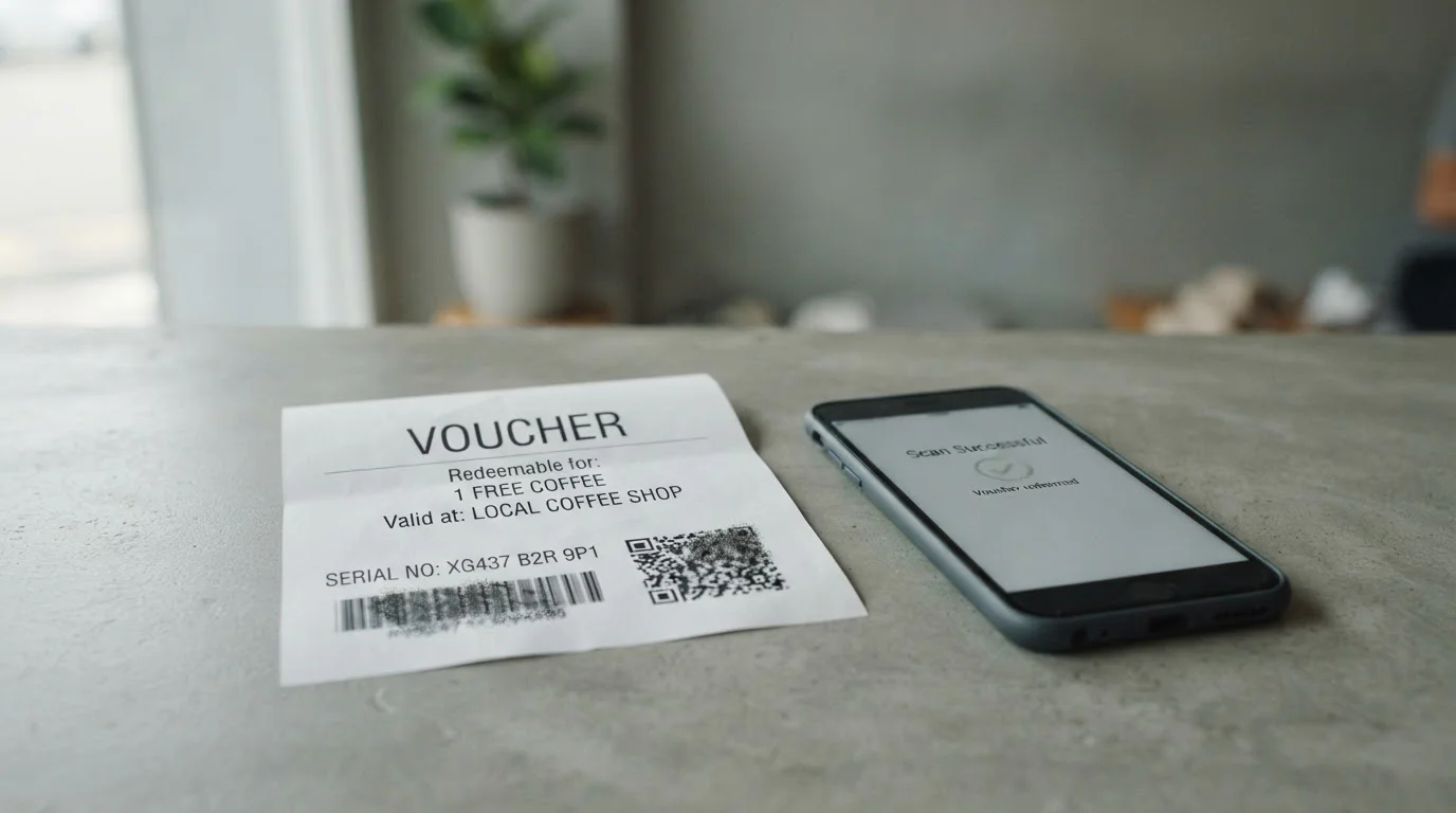 Předplacený voucher s číselným kódem jako diskrétní metoda vkladu do kasina