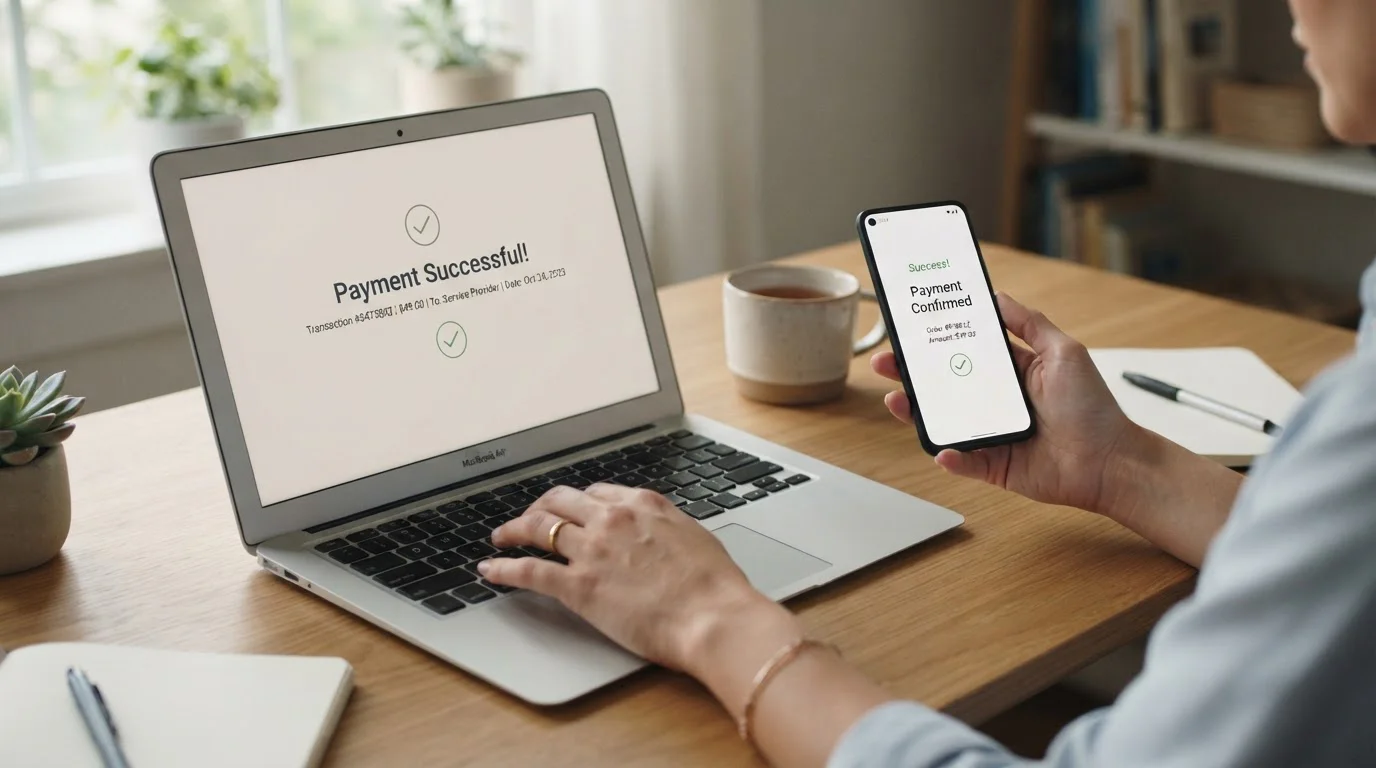 Vklad do online kasina přes Skrill na notebooku a mobilním telefonu